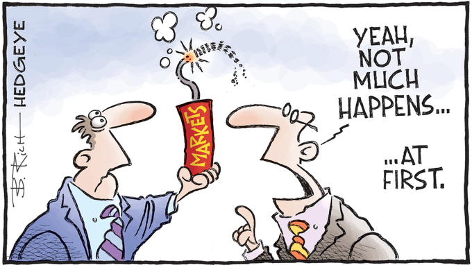 Hedgeye Cartoon of the day markets Picture