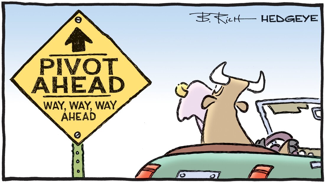 Hedgeye cartoono of the day: oh shit said the bull Picture