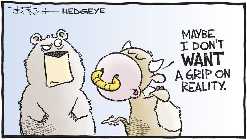 Hedgeye Bob Rich Cartoon of the Day - Face Reality - Friday 19.05.2023 Picture