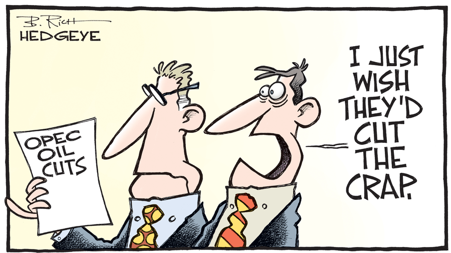 Bob Rich's Cartoon of the Day: Crude Cuts @Hedgeye 04.04.2023 Picture