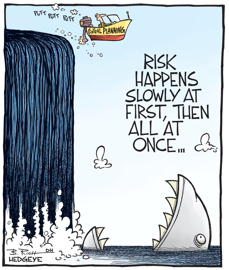 MacroTraders.ro - Hedgeye - Cartoon of the Day- Risk happens - 20.10.2023 Picture