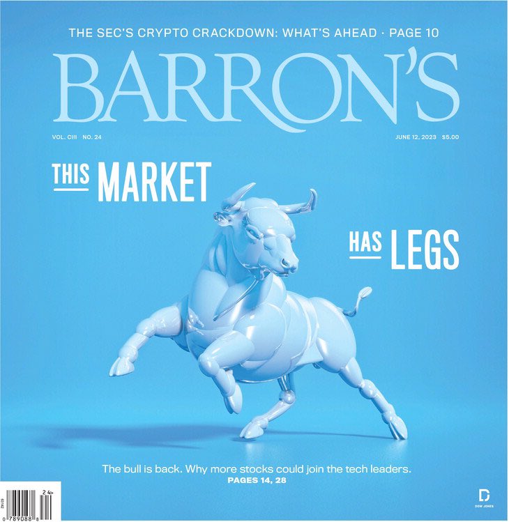 Barron’s Kiss of Death for Stock Markets 12.06.2023 Picture