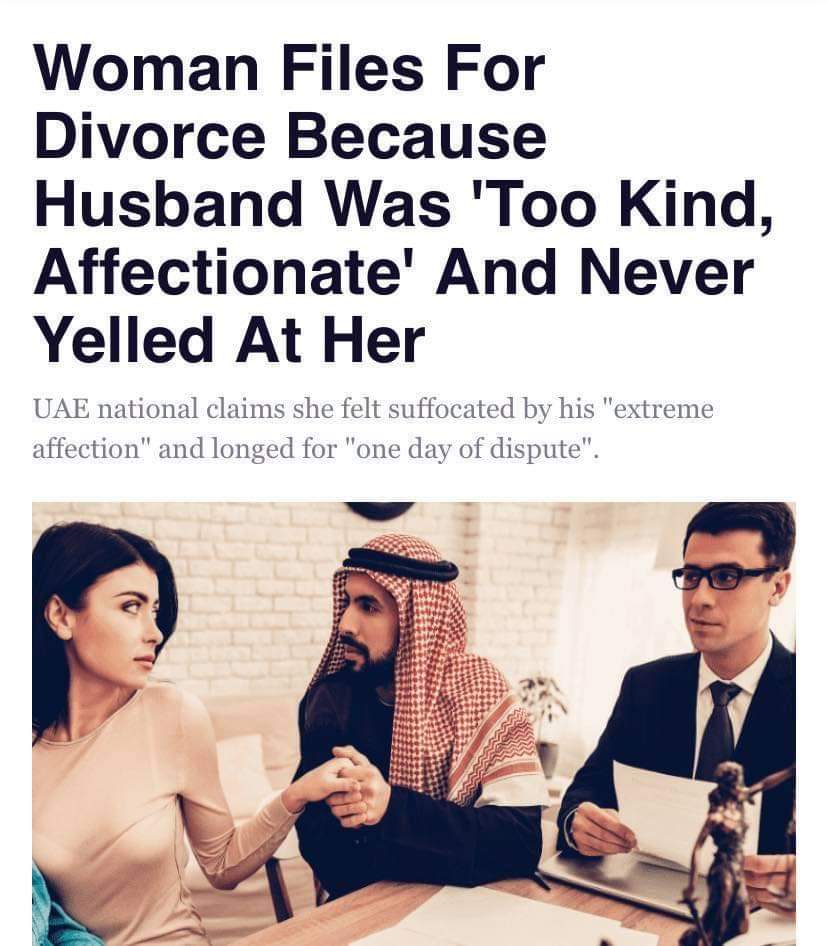 Woman files for divorce because husband was too kind Picture 12.10.2022