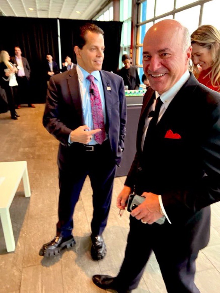 Scaramucci and Kevin O'learey Picture