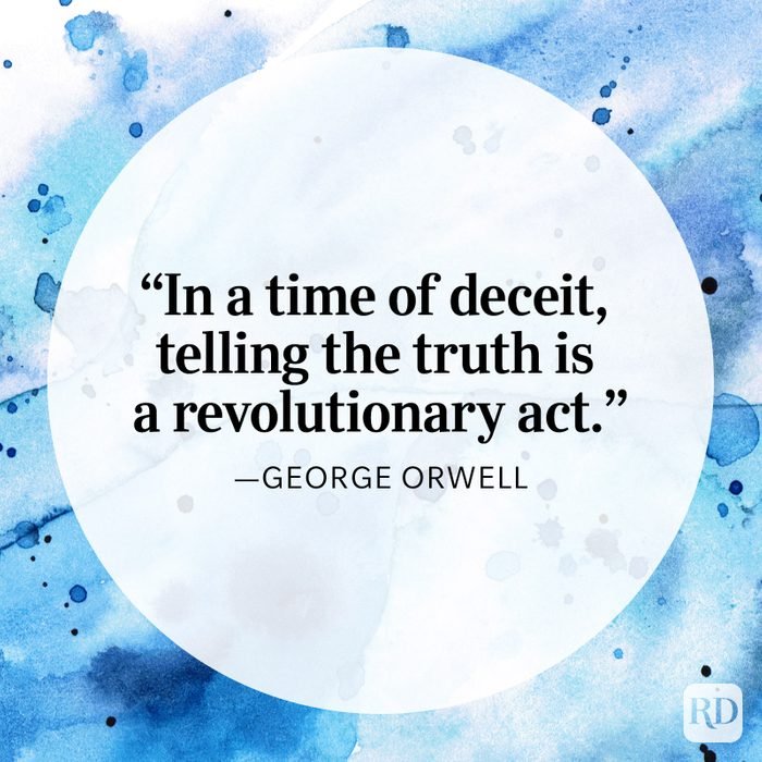 Motivational George Orwell Quote Picture