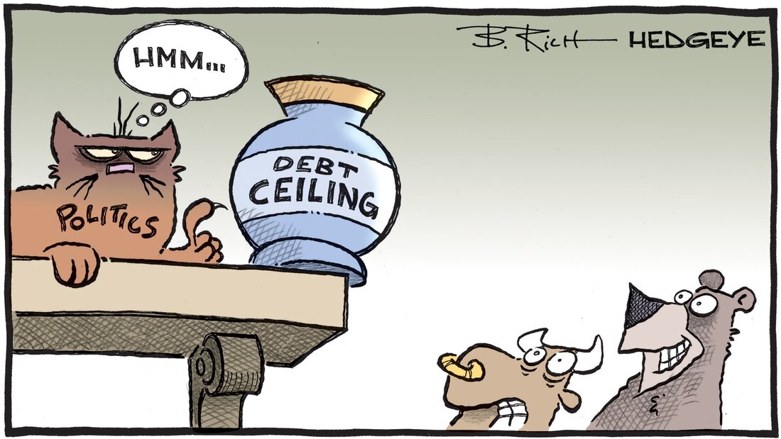 Hedgeye Bob Rich Cartoon of the Day - Pushing the Limit - Wednesday 31.05.2023 Picture