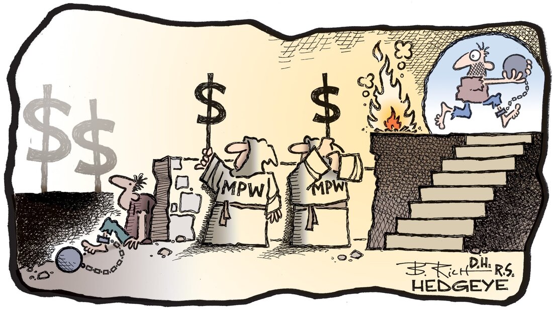 Hedgeye Bob Rich Cartoon of the Day - Shadow Wall - Wednesday 24.05.2023 Picture