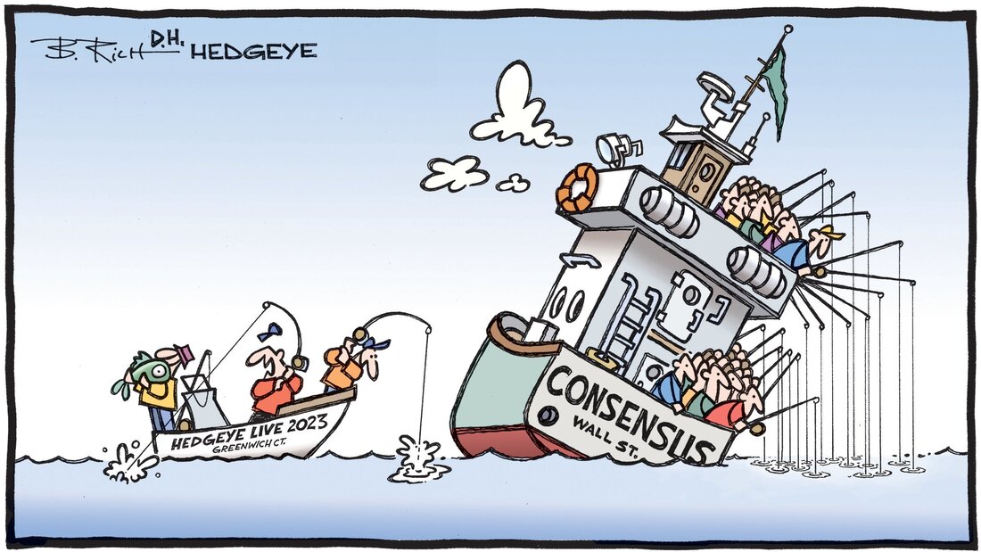 Bob Rich's Cartoon of the Day: Consensus @Hedgeye 29 March 2023  Picture