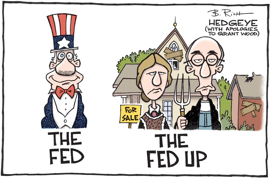 Hedgeye Cartoon of the Day The FED up Picture
