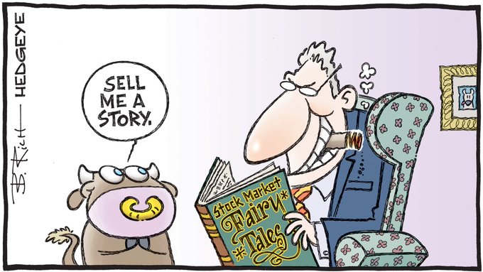 Hedgeye - Cartoon of the Day - Sell Me a Story - Wednesday 02.08.2023 Picture