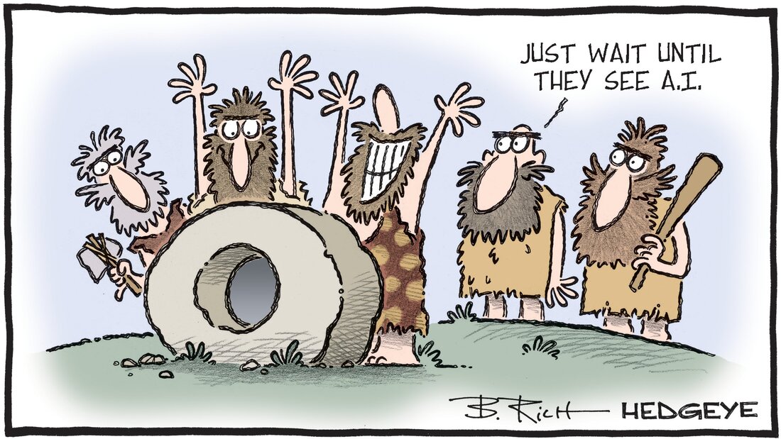 Hedgeye - Macro Blog Romania - Bob Rich Cartoon of the Day - Spinning Their Wheels - Thursday - 30.06.2023 Picture