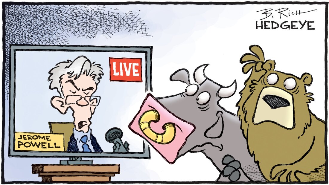 Hedgeye - Macro Traders Blog Romania - Cartoon of the Day - FOMC Press Conference - Monday 24.07.2023 Picture