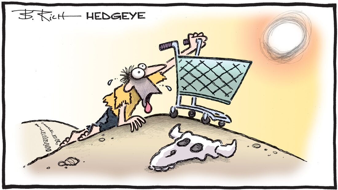 Hedgeye - Macro Traders Blog Romania - Cartoon of the Day - Shop Til You Drop - Thursday 20.07.2023 Picture