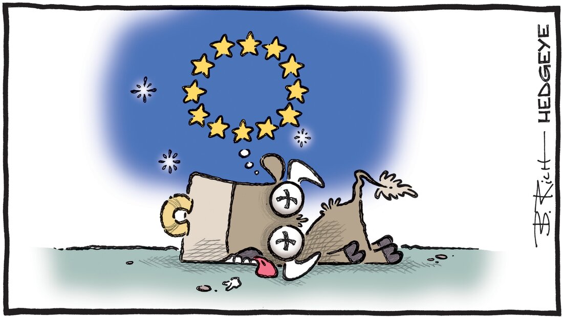 Hedgeye - Macro Traders Romania Blog - Cartoon of the Day - Euro Tripped - 11.08.2023 Picture