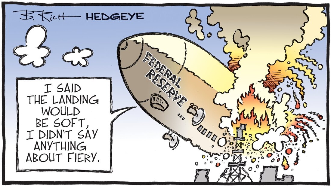 Hedgeye - Macro Traders Romania Blog - Cartoon of the Day - Soft Landing 1 - 08.08.2023 Picture