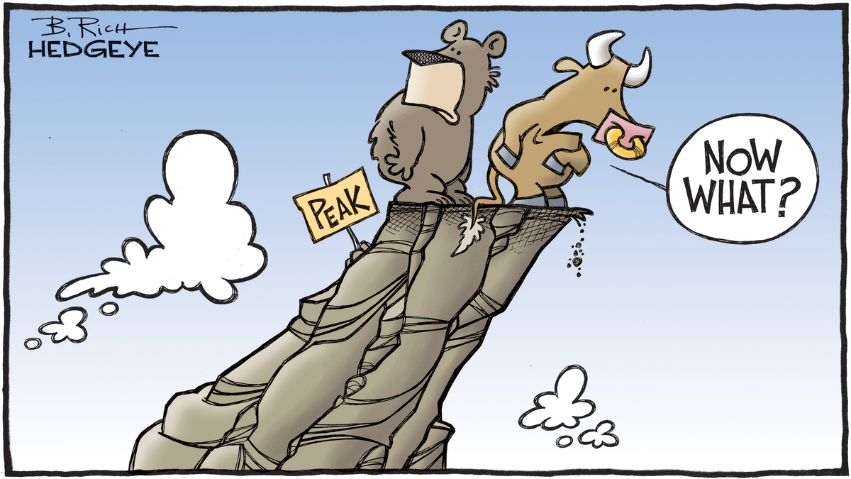 Hedgeye - Macro Traders Romania Blog - Cartoon of the Day - The Peak - 14.08.2023 Picture