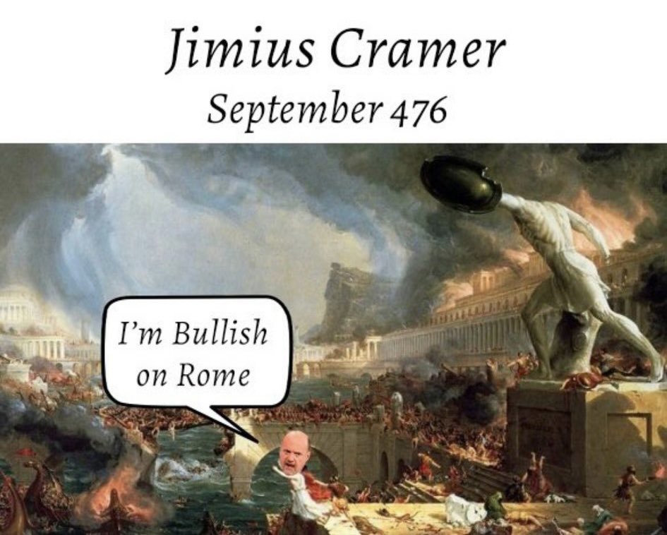 Jim Cramer Bullish Rome in September 476 Picture