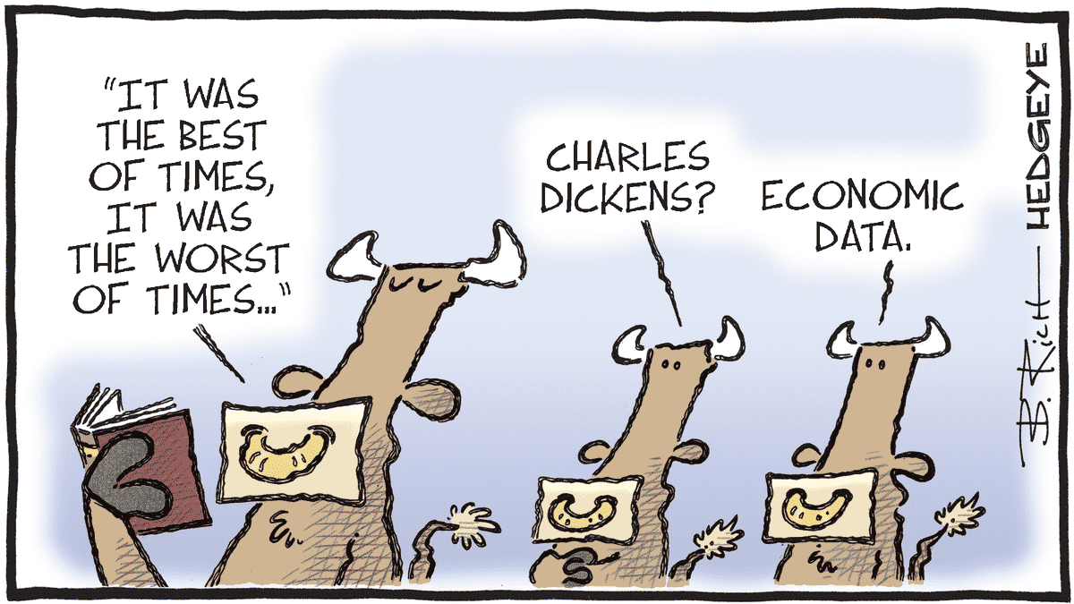 MacroTraders.ro - Hedgeye - Cartoon of the Day - A Tale of Two Economies - Friday 08.03.2024 Picture