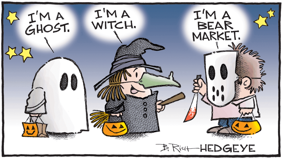 MacroTraders.ro - Hedgeye - Cartoon of the Day - Be Very Afraid - Tuesday 31.10.2023 Picture