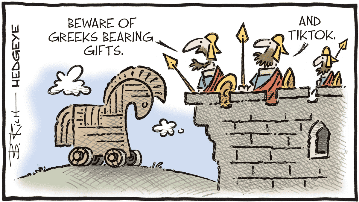 MacroTraders.ro - Hedgeye - Cartoon of the Day- Close The Gates - Thursday 14.03.2024 Picture