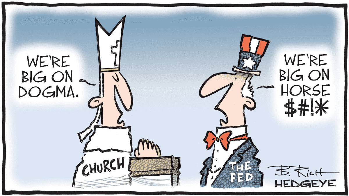 MacroTraders.ro - Hedgeye - Cartoon of the Day - Do You Believe The Fed? - 2 Tuesday - 07.05.2024 Picture