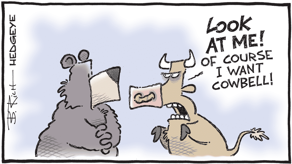 MacroTraders.ro - Hedgeye - Cartoon of the Day - More Cowbell - Monday 11.12.2023 Picture