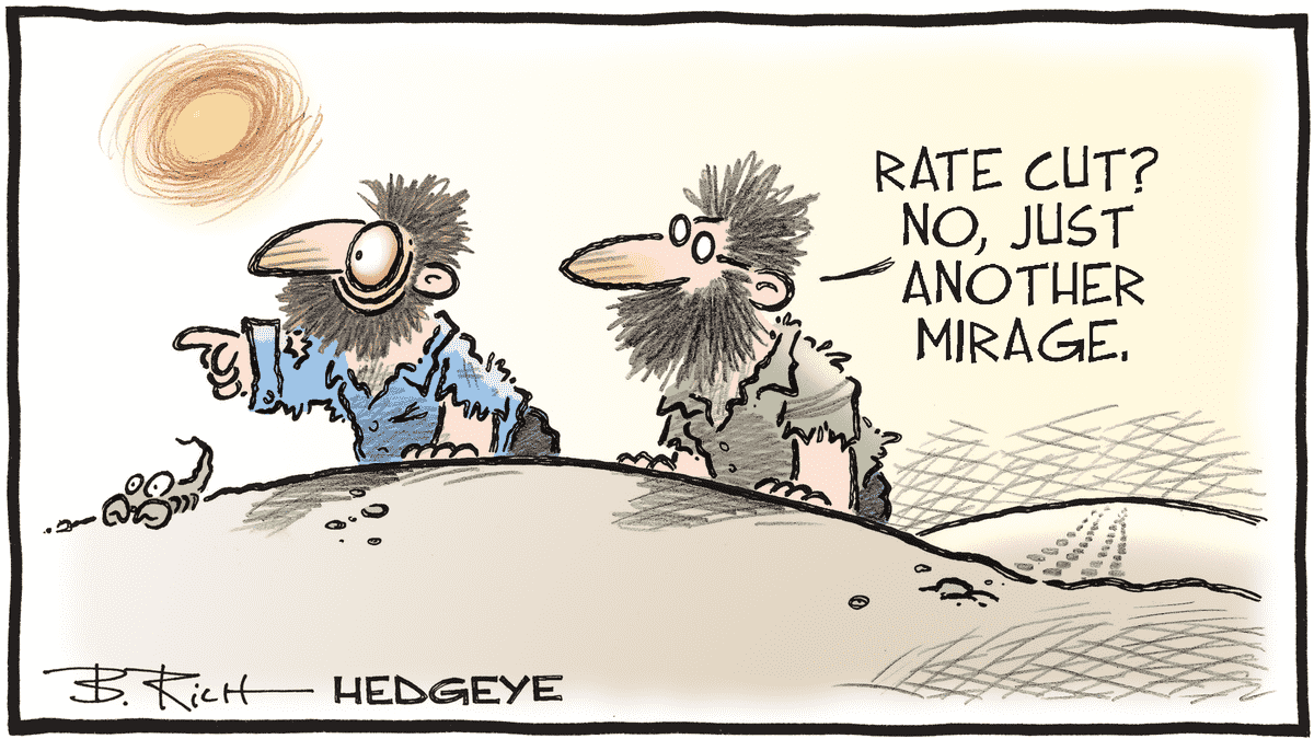 MacroTraders.ro - Hedgeye - Cartoon of the Day - Rate Cut Drought - Monday - 26.02.2024 Picture