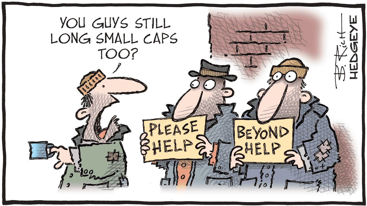 MacroTraders.ro - Hedgeye - Cartoon of the Day- Small Cap, Big Loss - Wednesday 07.02.2024 Picture