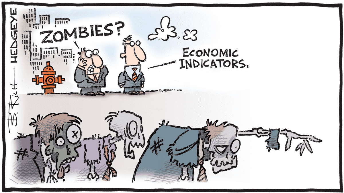 MacroTraders.ro - Hedgeye - Cartoon of the Day - The Walking Fed - Wednesday 06.12.2023 Picture