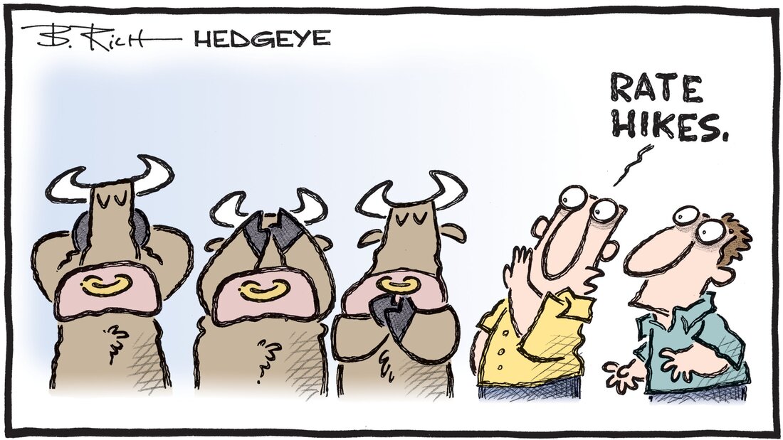 MacroTraders.ro - Hedgeye - Cartoon of the Day - Three Wise Bulls... - 15.09.2023 Picture