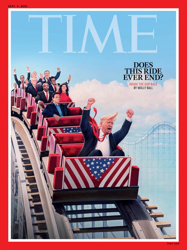 TIME's new cover- Why Trump's rivals think they can stop him - Macro Traders Blog Romania - 22.08.2023 Picture